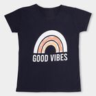 Girls' T-Shirt , Navy Blue, small image number null