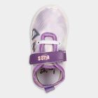 Girls Purple Velcro Strap Sneakers, Purple, small