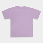 Boys' 100% Cotton Half Sleeves T-Shirt , लाइलेक, small image number null