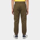 Boys' Olive Green Regular Fit Cargo Trousers, Olive, small