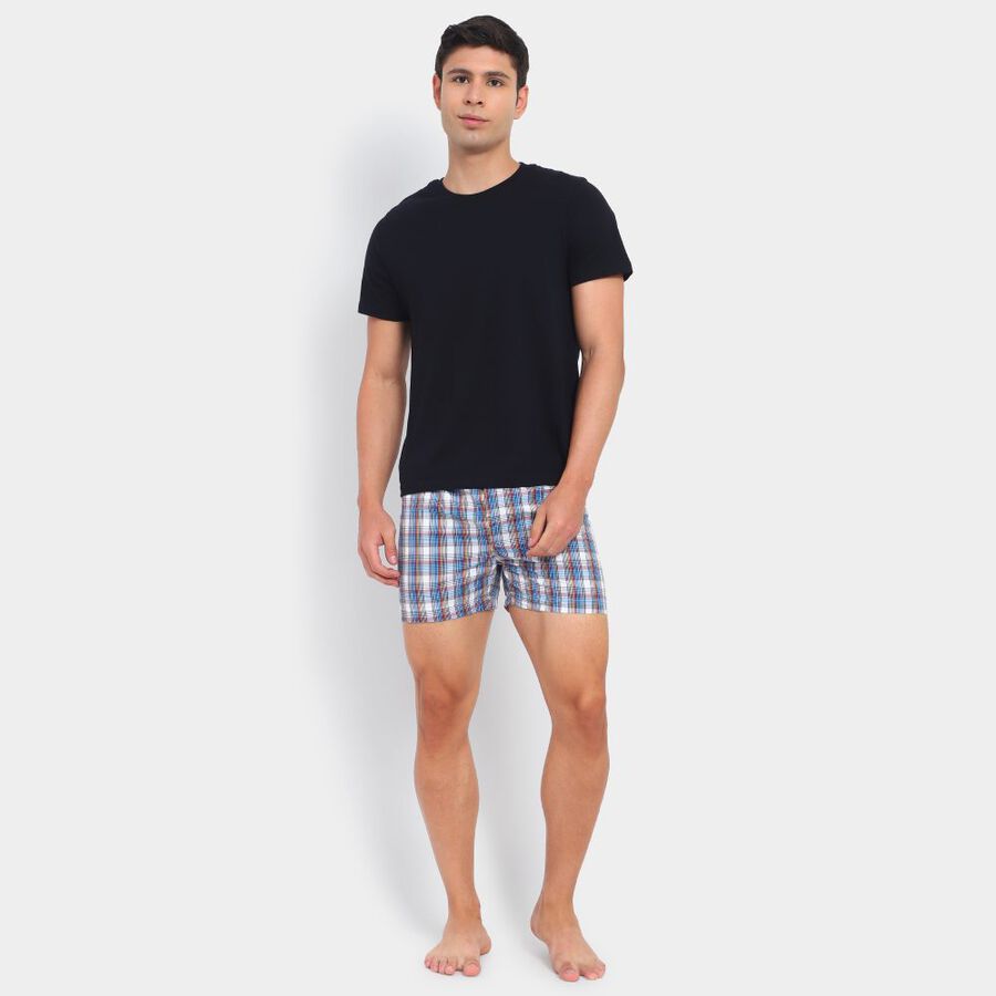 Men's Boxers, Navy Blue, large image number null