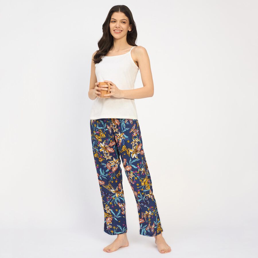 Ladies' Pyjama, नेवी ब्लू, large image number null