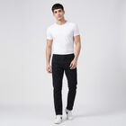 Men's Dark Grey Slim Fit Solid Jeans, Dark Grey, small