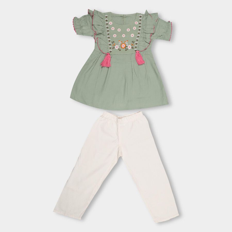 Girls' Fusion Set , Light Green, large image number null