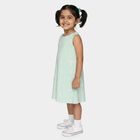 Girls' Frock, हल्का हरा, small