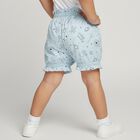 Girls' Soft Ivory Cotton Regular Fit Bloomers, Light Blue, small image number null