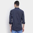 Stripes Casual Shirt, Navy Blue, small image number null