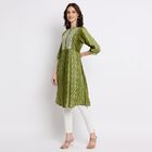 Ladies' Kurta , गहरा हरा, small image number null