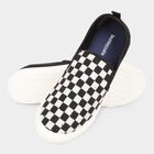 Men Black Slip-On Casual Shoes, काला, small