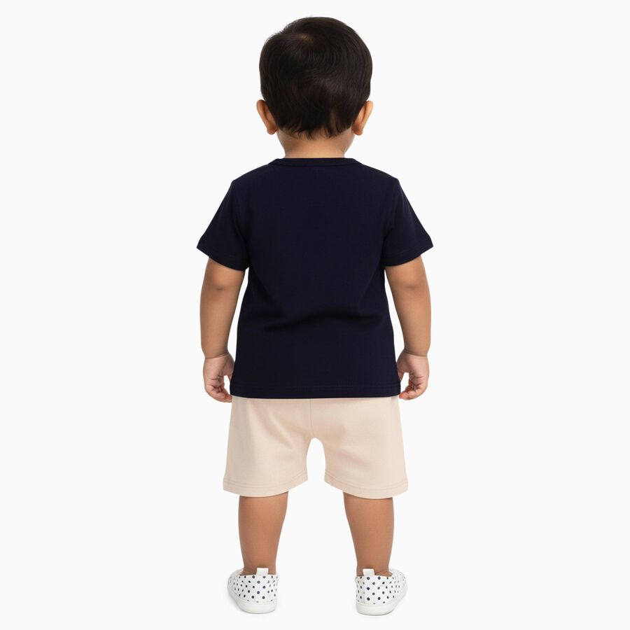 Infants' 100% Cotton Baba Suit, Beige, large image number null