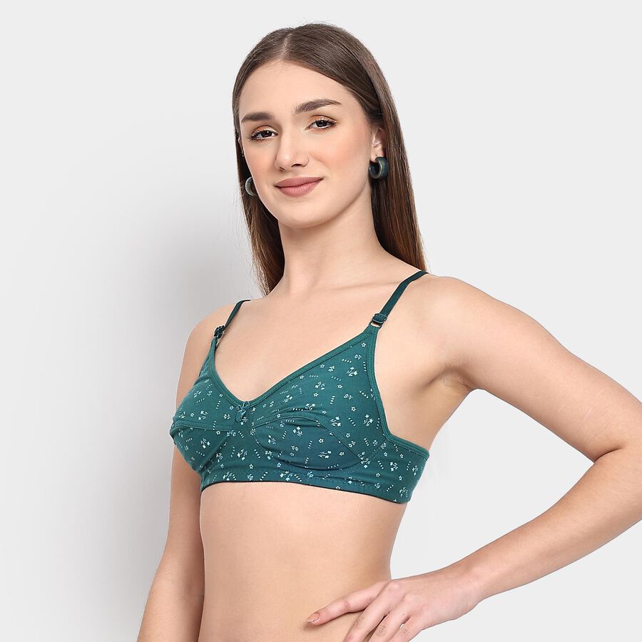 Ladies' Bra, गहरा हरा, large image number null
