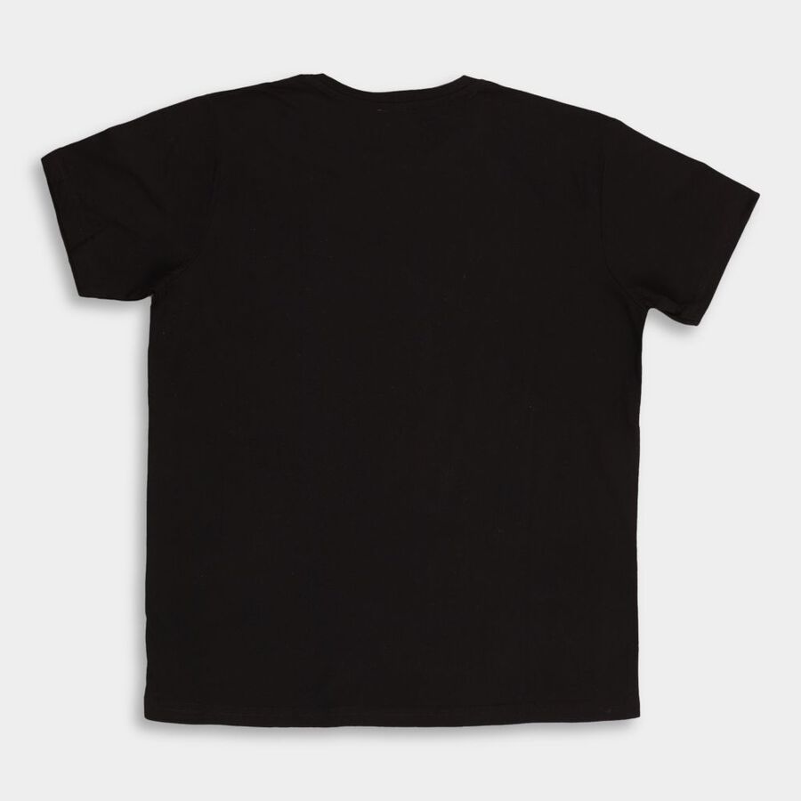 Boys' Half Sleeves T-Shirt, Black, large image number null