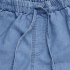 Girls' Shorts, मध्यम नीला, small
