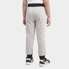 Boys Grey Jogger Text Printed Pyjama, मिश्रित हल्का ग्रे, small