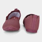 Women's Pink Slip-On Flat Shoes, गुलाबी, small