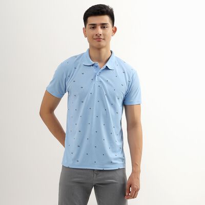Men's Collared Half Sleeves T-Shirt 