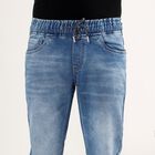 Men's Jogger Slim Fit Jeans , Mid Blue, small image number null
