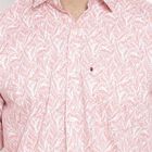 Cotton Printed Casual Shirt, Pink, small image number null