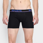 Men's 100% Cotton Trunks, काला, small image number null