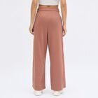 Women's Dusty Terracotta Regular Fit Solid Track Pants, Rust, small image number null