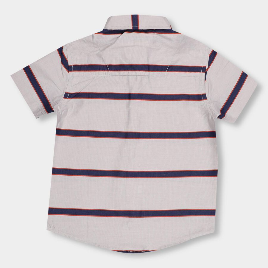 Boys' 100% Cotton Casual Shirt , White, large image number null