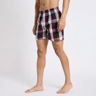Men's 100% Cotton Boxers, मरून, small image number null