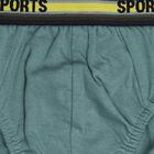 Boys' Deep Teal V-Cut Briefs, Light Green, small image number null