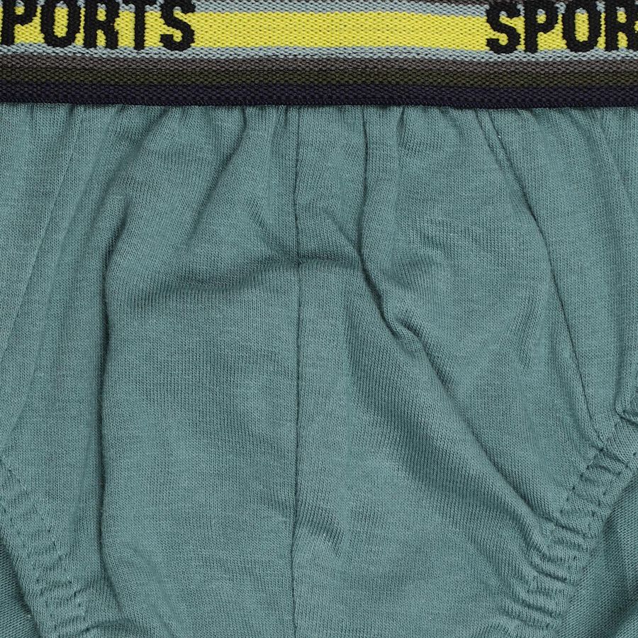 Boys' Deep Teal V-Cut Briefs, Light Green, large image number null