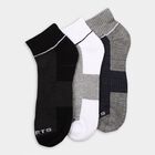 Men's Socks (Pack of 3), चारकोल, small