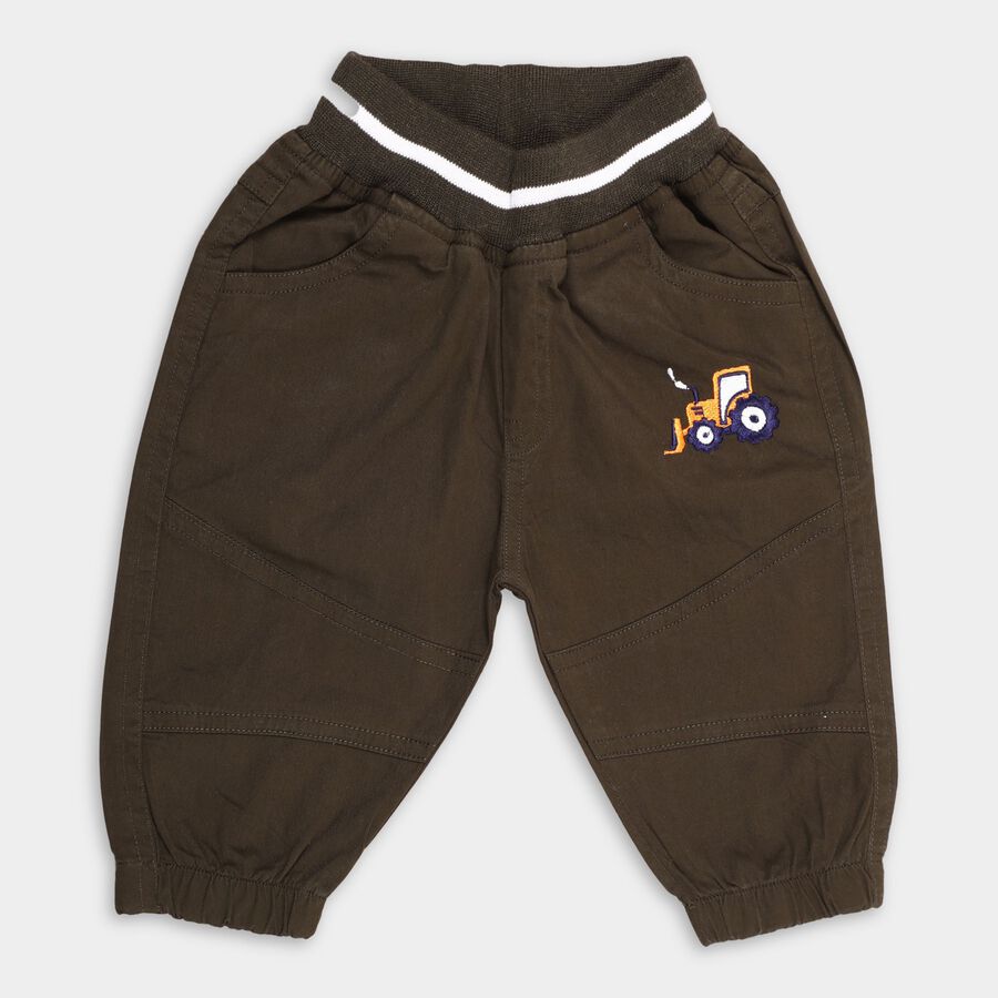 Infants' 100% Cotton Cotton Trousers, ओलिव, large image number null