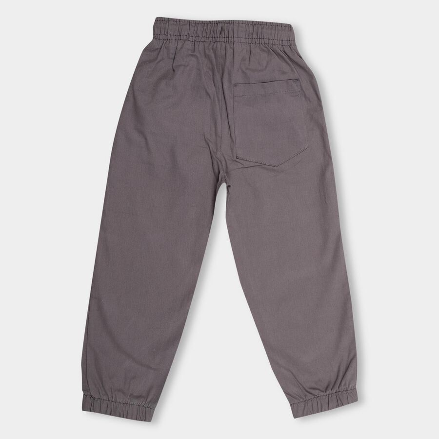 Boys' 100% Cotton Basic Five Pockets Trouser , Charcoal, large image number null