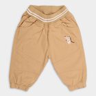 Infants 100% Cotton Cotton Trousers , Khaki, small image number null