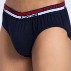 Men's 100% Cotton Briefs, Dark Grey, small image number null