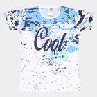 Boys All Over Print T-Shirt, सफ़ेद, small image number null