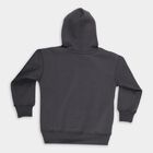 Boys Charcoal Black Hooded Neck Graphic Sweatshirt, चारकोल, small image number null