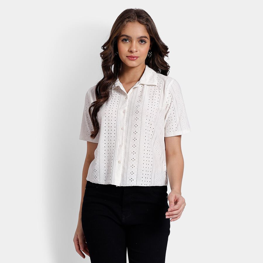 Ladies' Shirt, Off White, large image number null