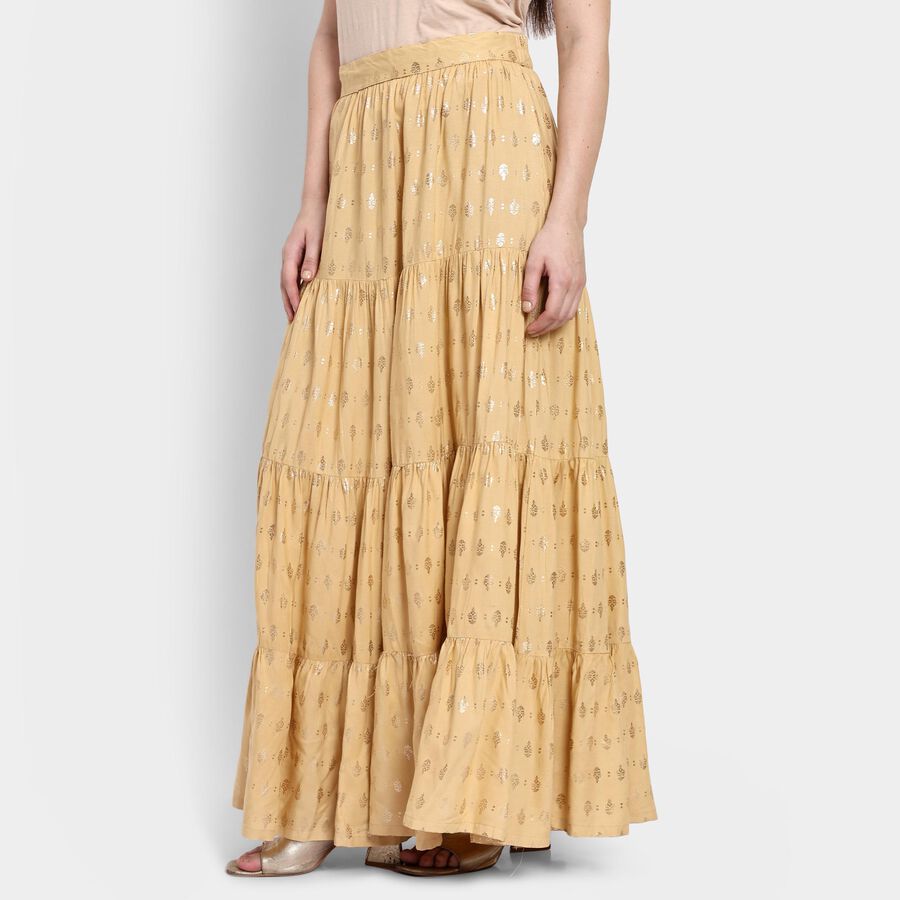 Ladies' Lehenga Skirt , Beige, large image number null