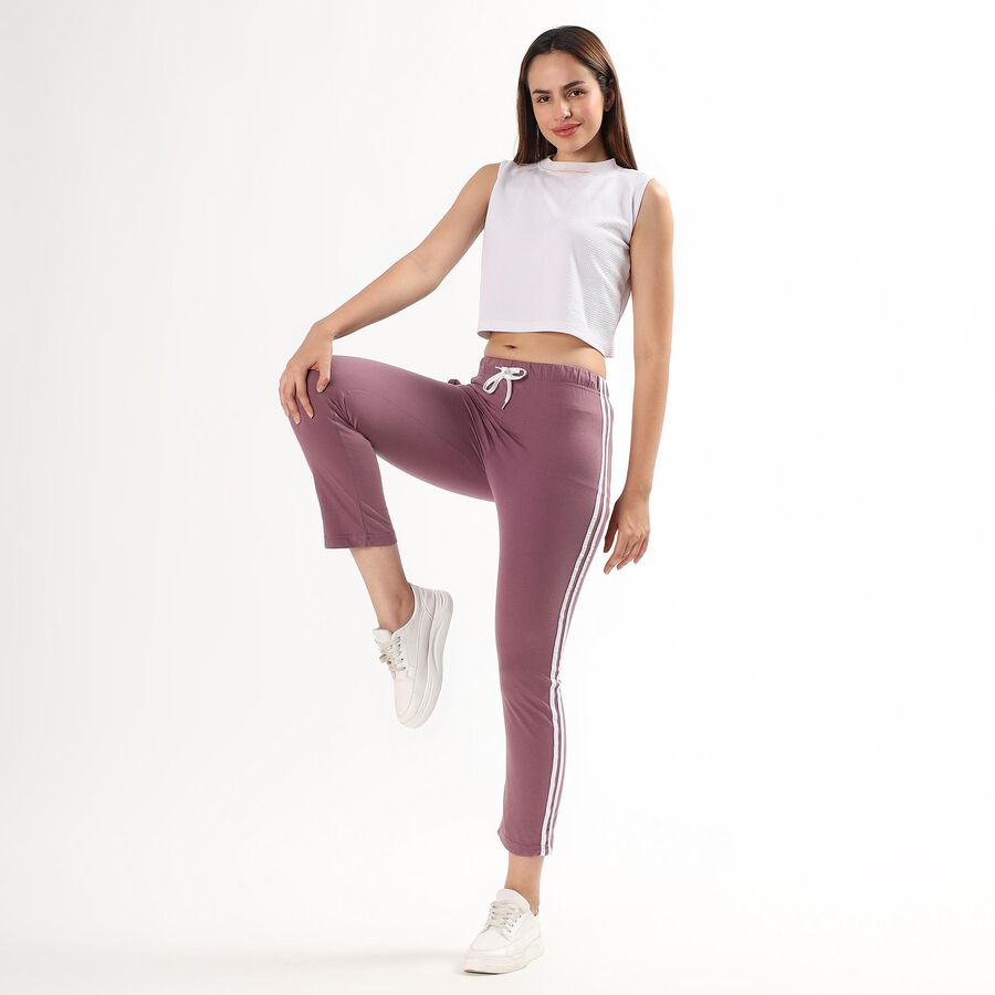 Ladies' Regular Track Pants, Purple, large image number null