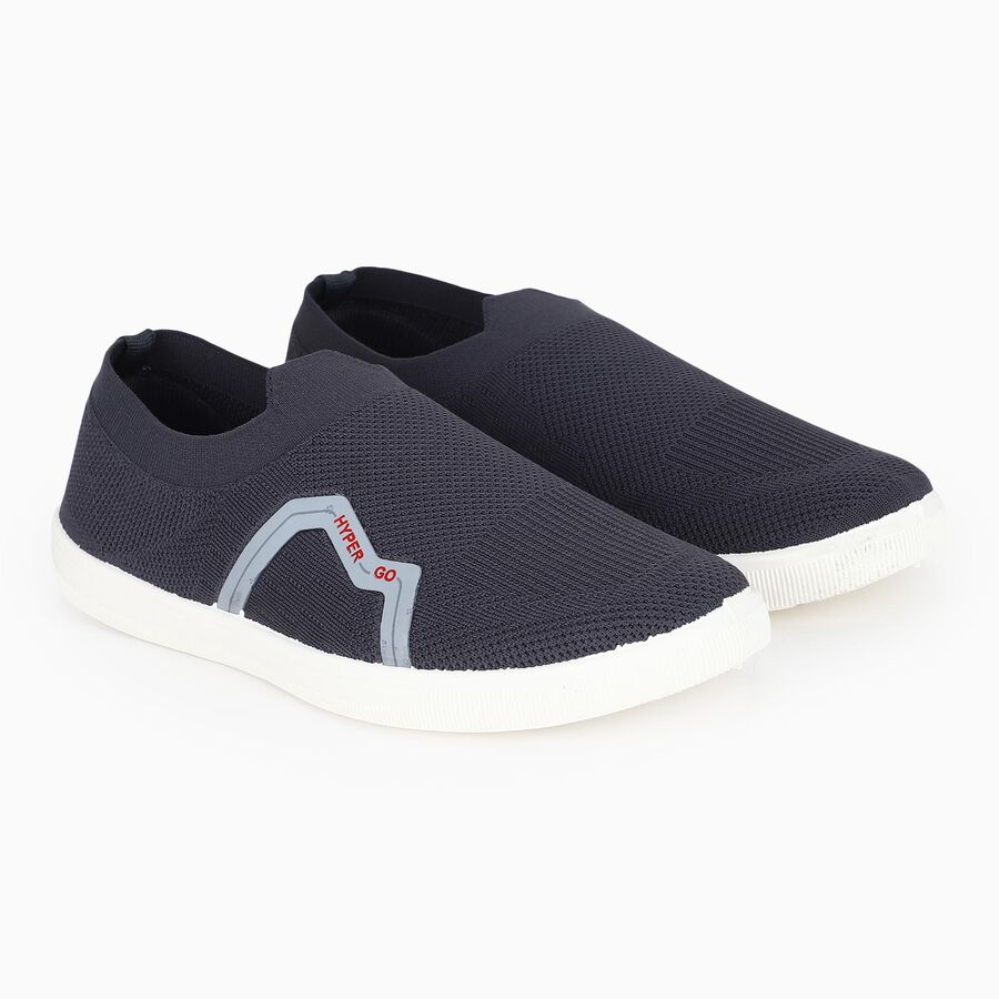 Men's Casual Shoes, ग्रे, large