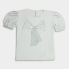 Girls' T-Shirt, हल्का हरा, small image number null