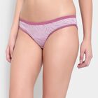 Printed Cotton Panty, Lilac, small image number null