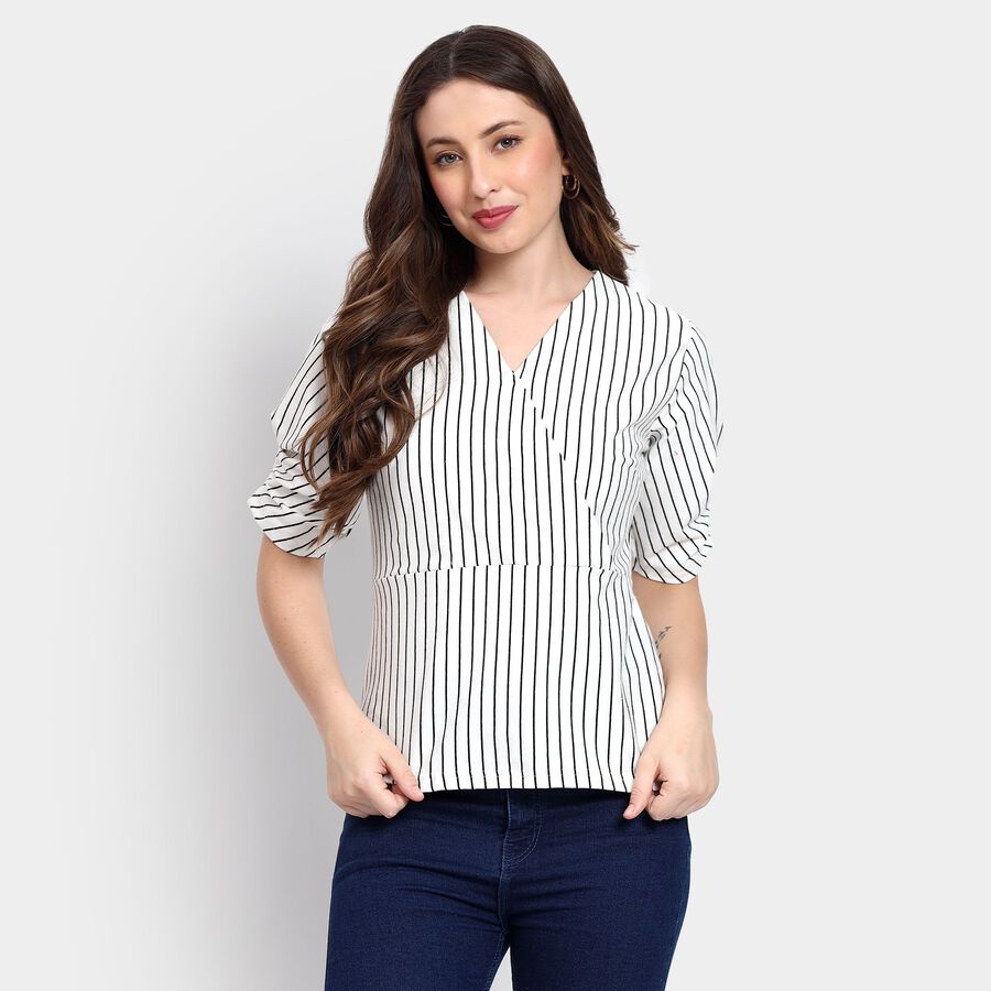 Ladies' Top, ऑफ व्हाइट, large image number null