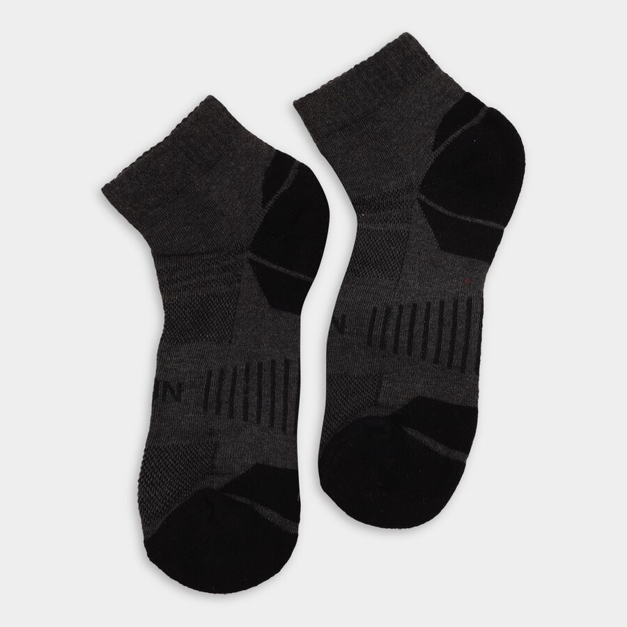 Men's Socks (Pack of 3), White, large