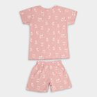 Girls' Night Suit, Light Pink, small image number null