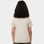 Girls' T-Shirt, गहरा पीला, small