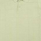 Boys Mint Green Cotton Polo Neck Casual T-Shirt, हल्का हरा, small