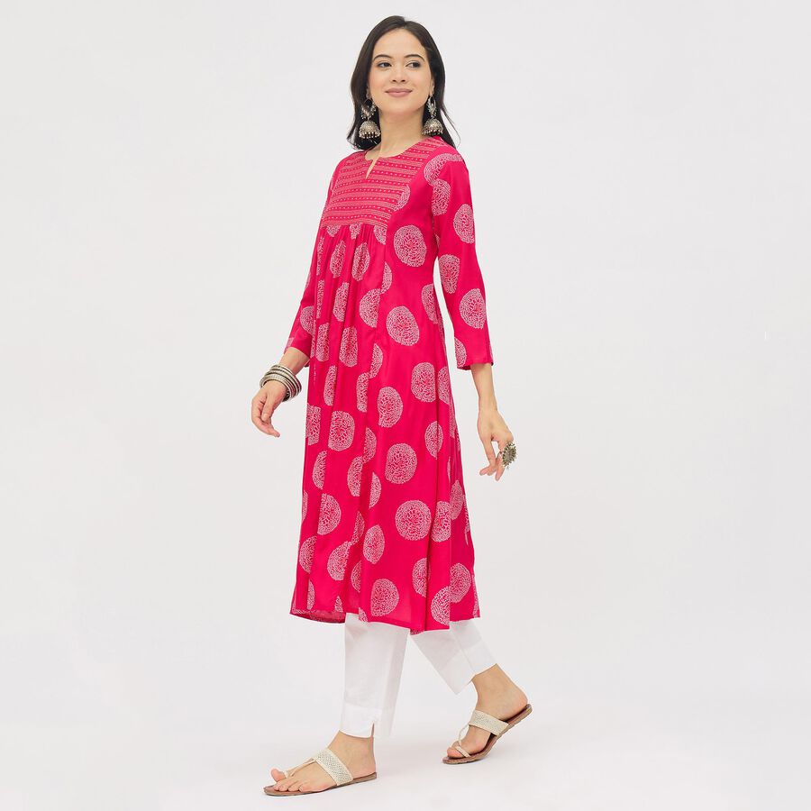 Ladies' Kurta, Fuchsia, large image number null