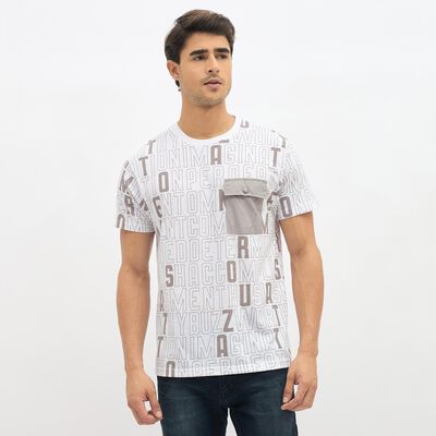 Men's Round Neck Half Sleeves T-Shirt