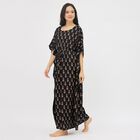 Ladies' Full Length Nighty , Black, small image number null