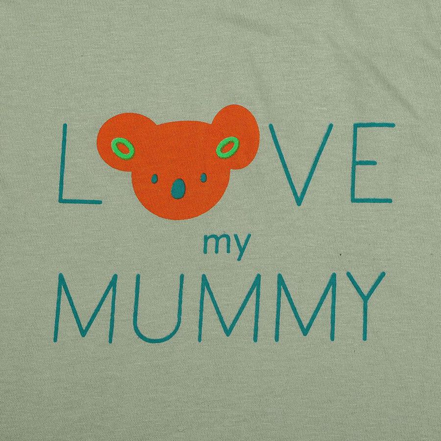 Infants' Mint Green Cotton Scoop Neck Minimalist Vest, हल्का हरा, large